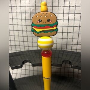 Cute Cheeseburger Custom Ink Pen